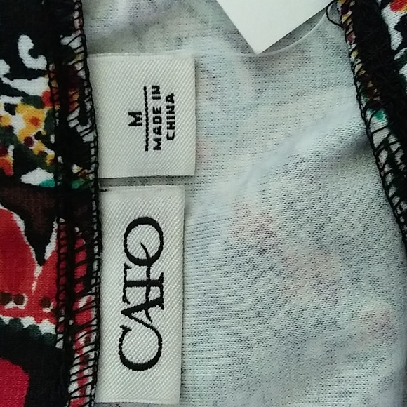 Fishtail Ketchup Skirt Hem Ruffle Women's Size M Abstract Paisley Sportswear - Picture 7 of 9